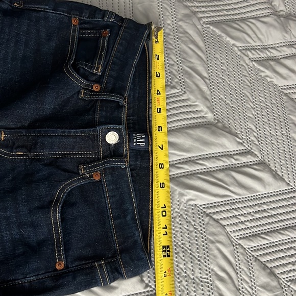 GAP True Skinny Dark Wash Jeans 34 R S NWOT - Picture 6 of 6